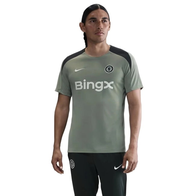 2025-2026 Chelsea Strike Training Shirt (Jade Green) (Caicedo 25)-SoccerKits Hub | Buy Soccer Jerseys Online